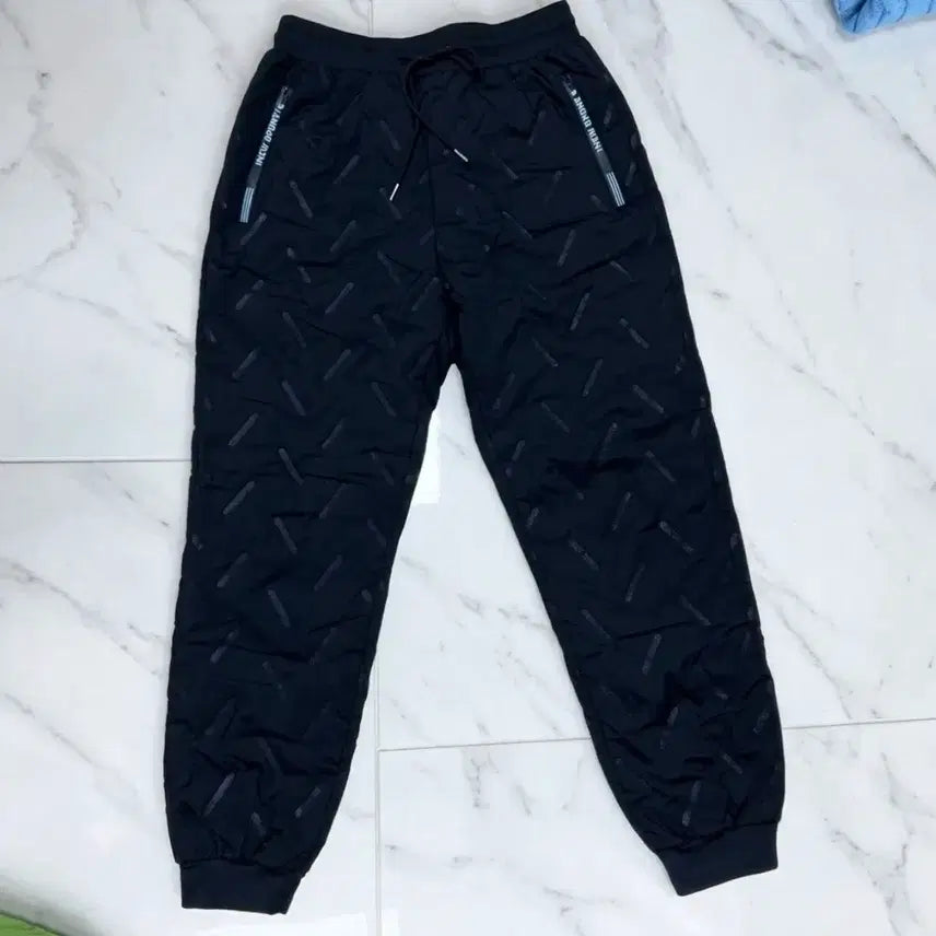 [BUNJANG] Quilted Jogger Padded Pants Black / 상태좋음) 조거 패딩 바지