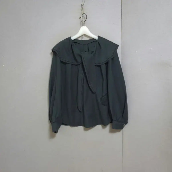 [BUNJANG] Ashley Shop Luxury Blouse Grey Blend One Size (55-77) / 넘고급스런 블라우스 FF   n8160