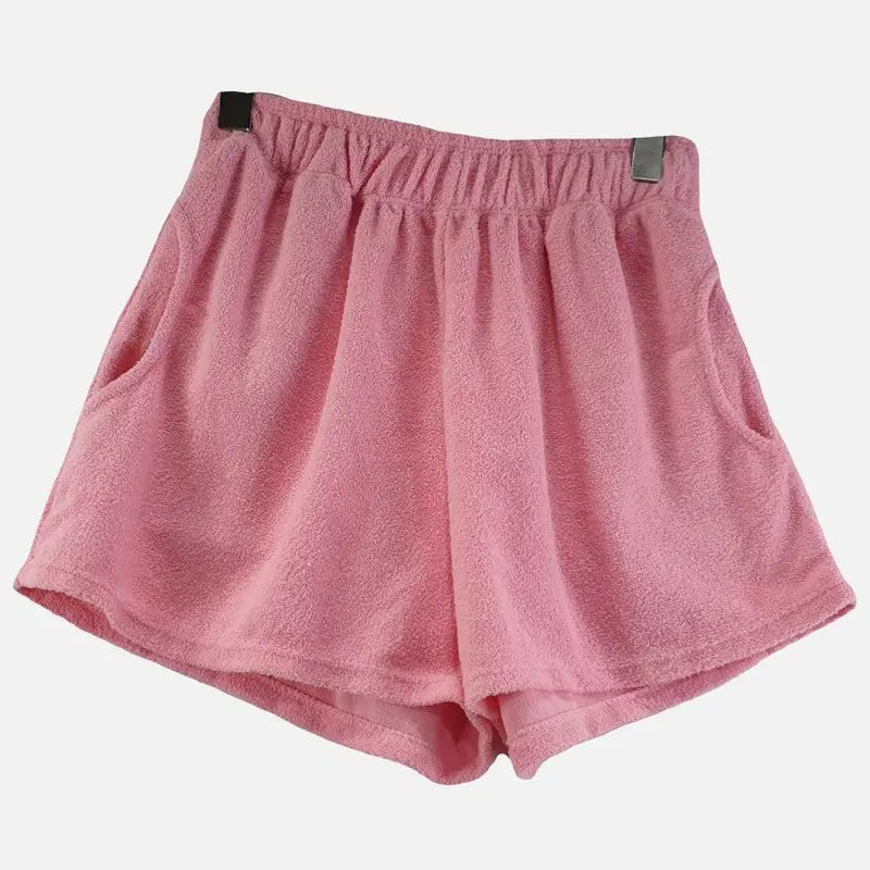 [BUNJANG] Pink Terry Shorts (M) / 핑크 여자 테리 반바지 M N9995