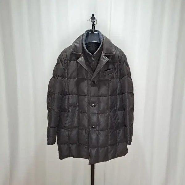 [BUNJANG] Galaxy Lambskin Goose Down Coat / (무료배송) 갤럭시 양가죽 구스다운 코트 110 27
