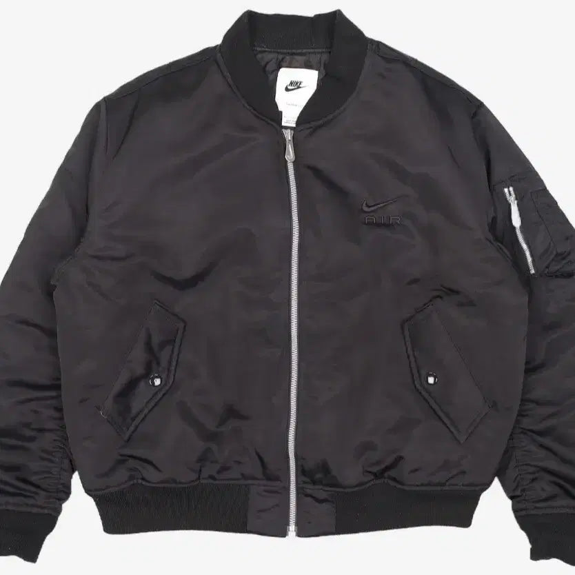 [BUNJANG] Nike Air Bomber Jacket Black / 나이키 에어 봄버 자켓 블랙