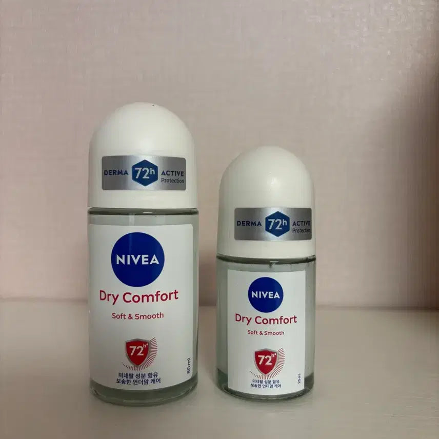 [BUNJANG] Nivea Deodorant Roll-On Dry Comfort 50ml + 25ml / 니베아 데오드란트 롤온 드라이 컴포트 50ml +25ml