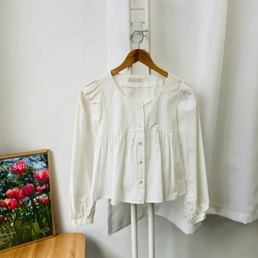 [BUNJANG] LUUL Loose Fit White Cotton Blouse / LUUL 아방핏 화이트 코튼 블라우스