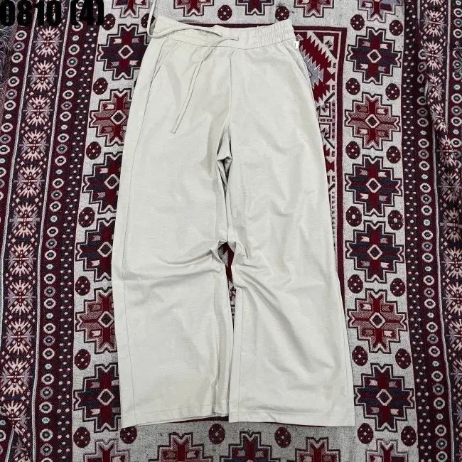[BUNJANG] Andar Beige Wide Banding Pants M / 안다르 베이지색 와이드 밴딩 팬츠 M 0810