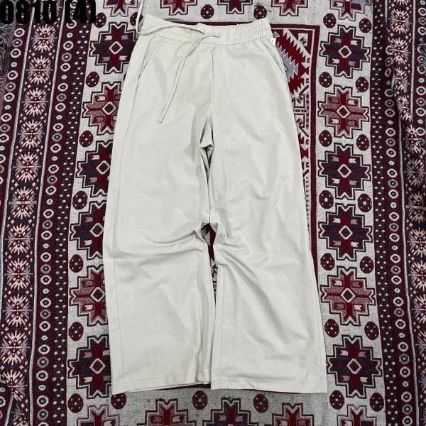[BUNJANG] Andar Beige Wide Banding Pants M / 안다르 베이지색 와이드 밴딩 팬츠 M 0810