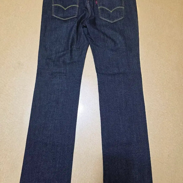 [BUNJANG] Levi's Women's Dark Indigo Raw Denim Pants / 리바이스 여성 다크 인디고 생지 데님 팬츠 30