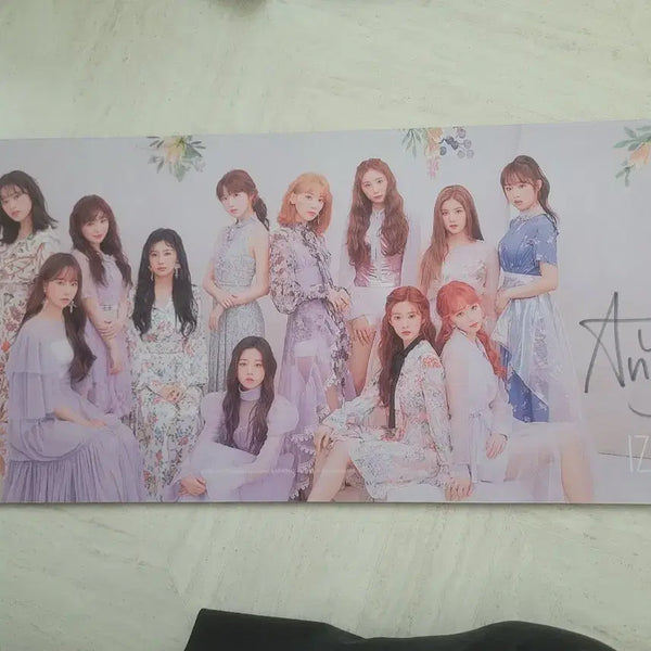 [BUNJANG] IZ*ONE An Yu Jin Signed Desk Mat / (미사용) 안유진 친필싸인 장패드 아이즈원 서든어택