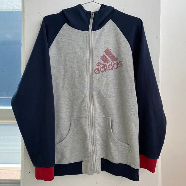 [BUNJANG] Adidas Y2K Hooded Zip-Up Jacket / (160) 아디다스 Y2K 후드 집업