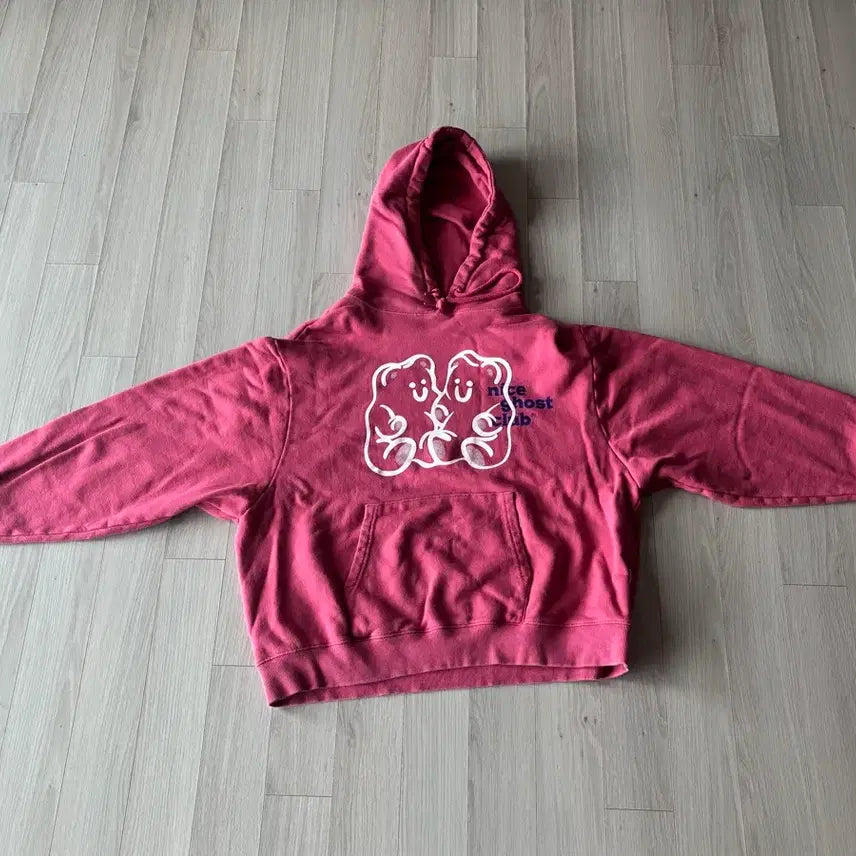 [BUNJANG] Nice Ghost Club Hooded Sweatshirt / 나이스고스트 클럽 후드티
