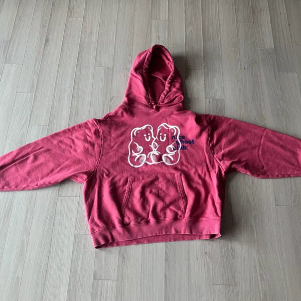 [BUNJANG] Nice Ghost Club Hooded Sweatshirt / 나이스고스트 클럽 후드티