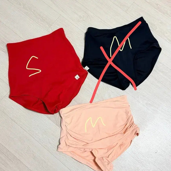 [BUNJANG] Hot Polewear Shorts (Red/Peach) / 개당 가격-핫한폴웨어 쇼츠 2종 (레드/피치)