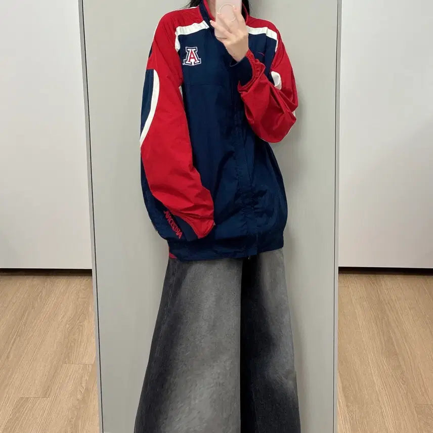[BUNJANG] Nike Arizona Two-Way Windbreaker Jacket / 나이키 올드스쿨 아리조나 투웨이 바람막이 자켓