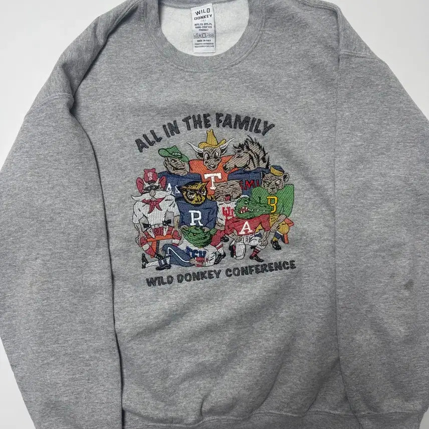 [BUNJANG] Wild Donkey Sweatshirt / 와일드 동키 맨투맨 스웻