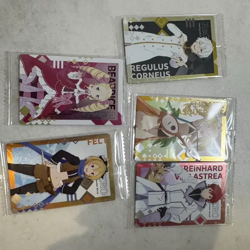 [BUNJANG] Re:Zero Wafer Card Bundle Set / 리제로 웨하스 카드 일괄