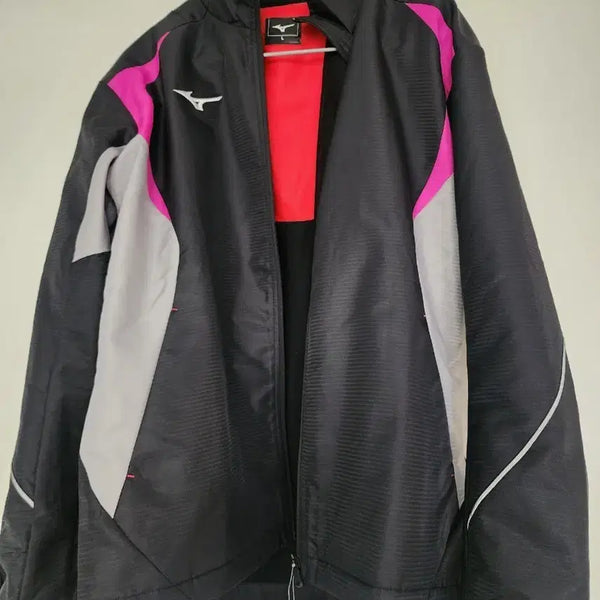 [BUNJANG] Mizuno Training Jacket 32JE1590 Black/Pink/Gray / 32JE1590 미즈노 트레이닝 자켓 블랙/핑크/그레이