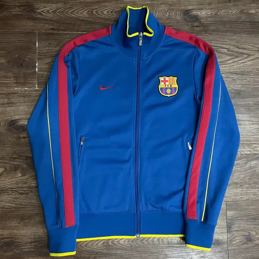 [BUNJANG] Nike FC Barcelona N98 Track Jacket 2011-2012 Blue / 11-12 나이키 FC 바르셀로나 n98 트랙 자켓 져지 블루