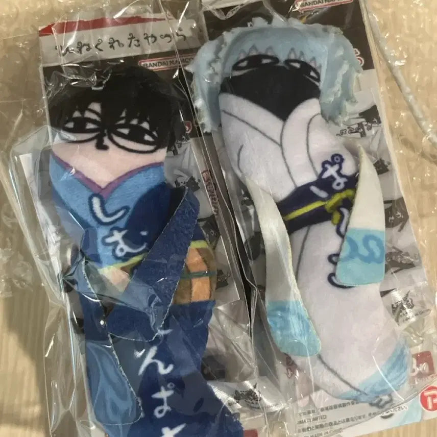 [BUNJANG] Gintama Twisted Dudes Yoshikara Flashback Plush Dolls (Gintoki & Shinpachi) / 은혼 비틀린 / 뒤틀린 녀석들 요시와라 대염상 인형 파코(긴토키) / 신파치