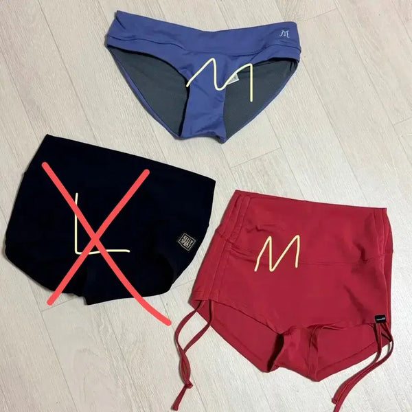 [BUNJANG] Mignuet & Cheonsangyou Fox Pole Dance Shorts Bundle Set / 폴웨어 쇼츠 판매 | 미뉴엣, 천상여우 폴댄스 숏팬츠 2장 일괄