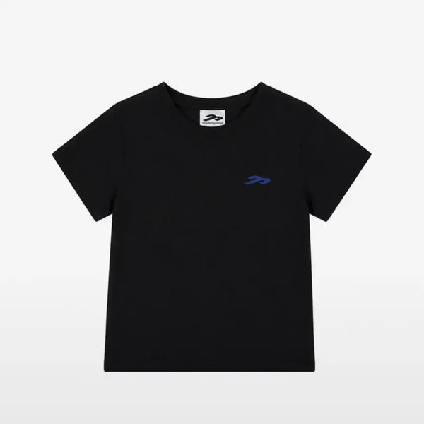 [BUNJANG] Magnesium Carbonate Mountain T-Shirt (Black/Blue) / 탄산마그네슘 마운틴 티셔츠 (블랙/블루)