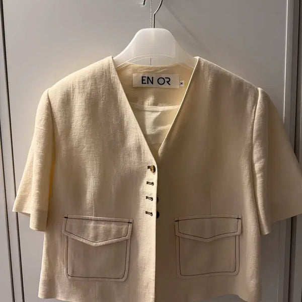 [BUNJANG] ENOR Summer Jacket Beige M / 엔오르 여름 자켓