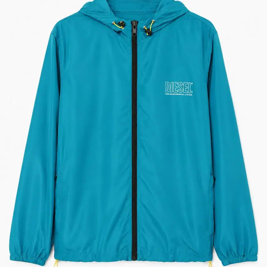 [BUNJANG] DIESEL 100% Polyester Hooded Zip-Up Jacket / DIESEL 디젤 폴리100% 후드 집업 - Men (7269)