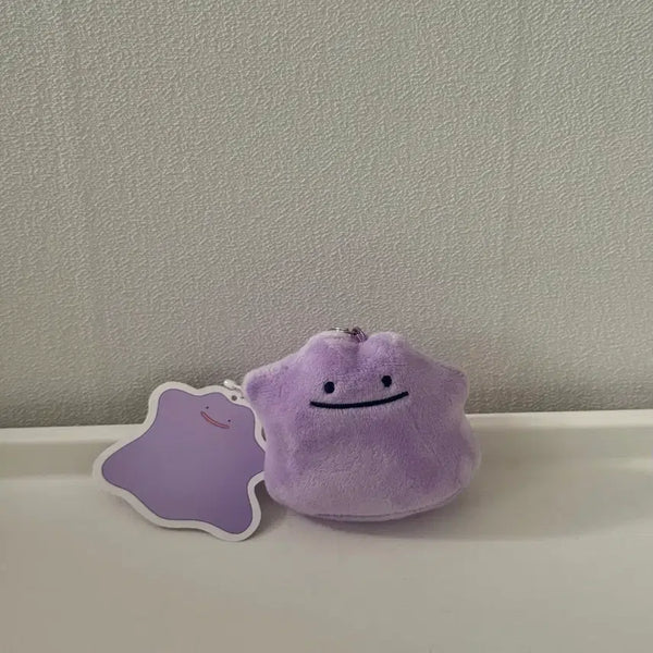 [BUNJANG] Pokemon Ditto 8cm Doll Keychain / 포켓몬 메타몽 8cm 인형 키링