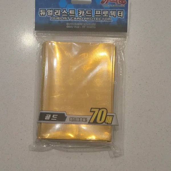 [BUNJANG] Yu-Gi-Oh! Duelist Card Protector Gold (70 ct) / 유희왕 듀얼리스트 카드 프로텍터 골드 70매