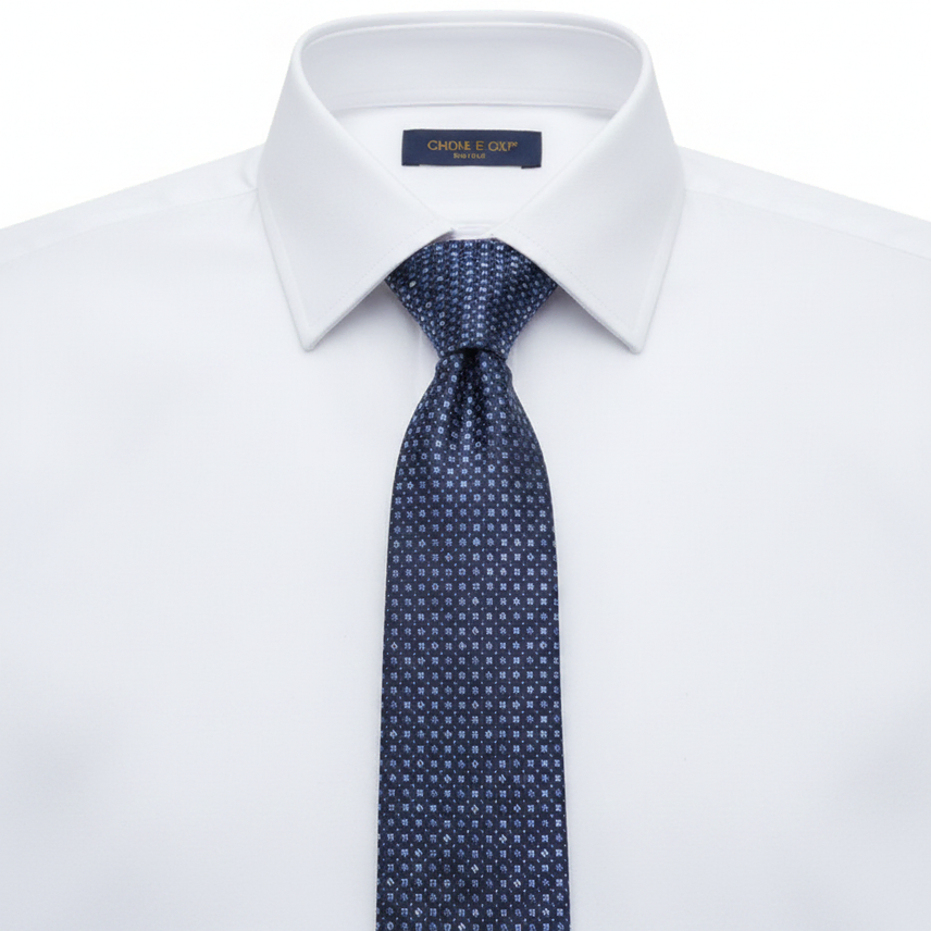 [BUNJANG] Fendi Logo Pattern Silk Necktie / 펜디 로고 패턴 실크 넥타이