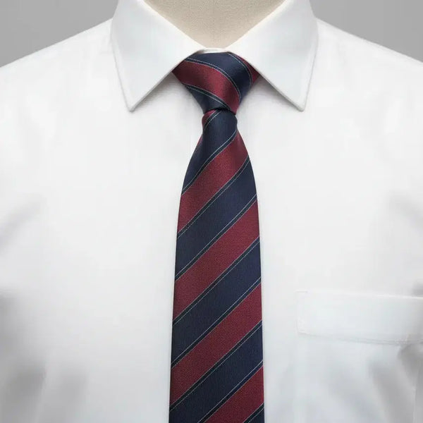 [BUNJANG] Daks Diagonal Pattern Silk Necktie / 닥스 사선패턴 실크 넥타이