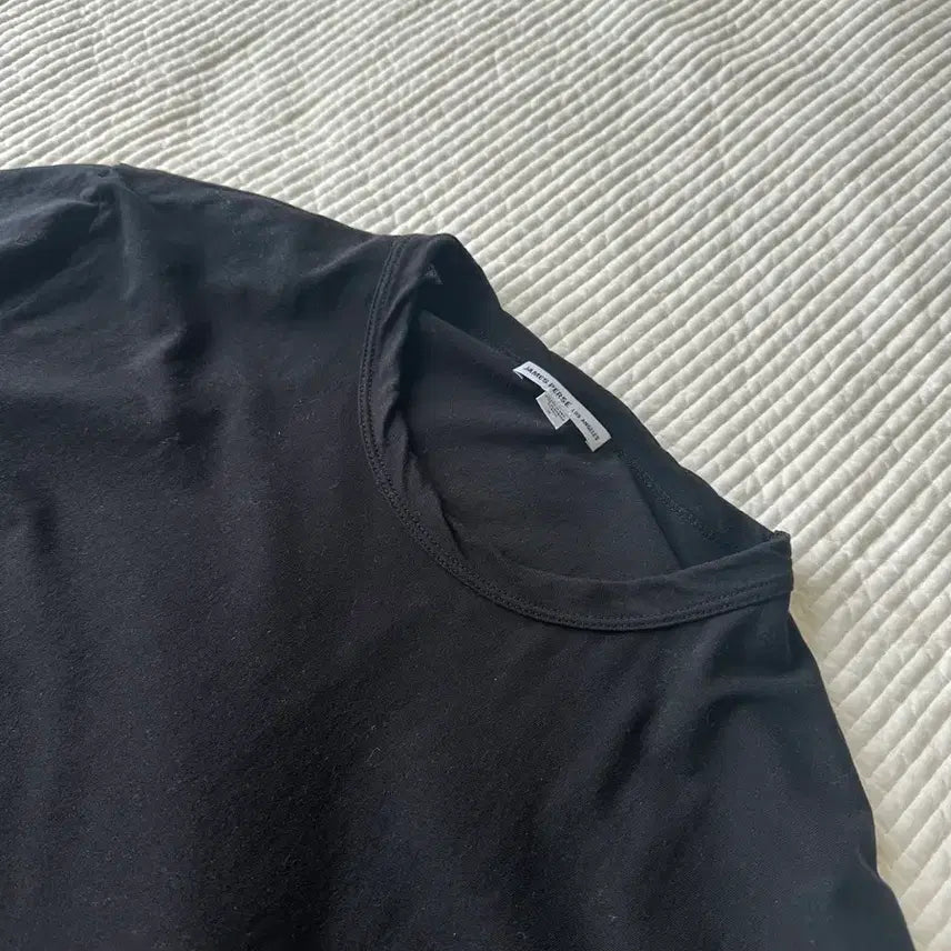 [BUNJANG] James Perse Clear Jersey Short Sleeve T-Shirt Black Size 2 / 제임스펄스 티셔츠 클리어저지