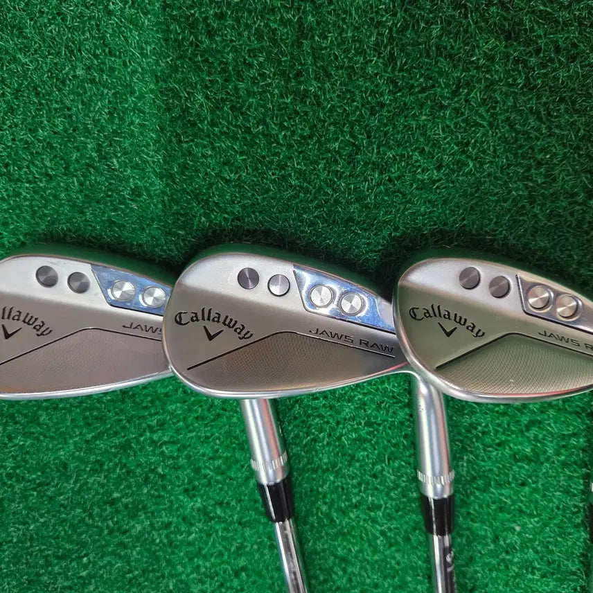 [BUNJANG] Callaway Jaws RAW Wedge Set (50, 54, 58 Degrees) / 한국정품 캘러웨이 죠스 RAW 50,54,58도 웨지 세트