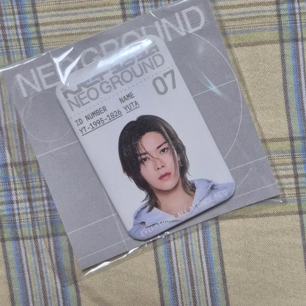 [BUNJANG] NCT 127 Neo Ground Yuta ID Can Badge / NCT127 네오 그라운드 ID 캔뱃지 유타 Neo ground