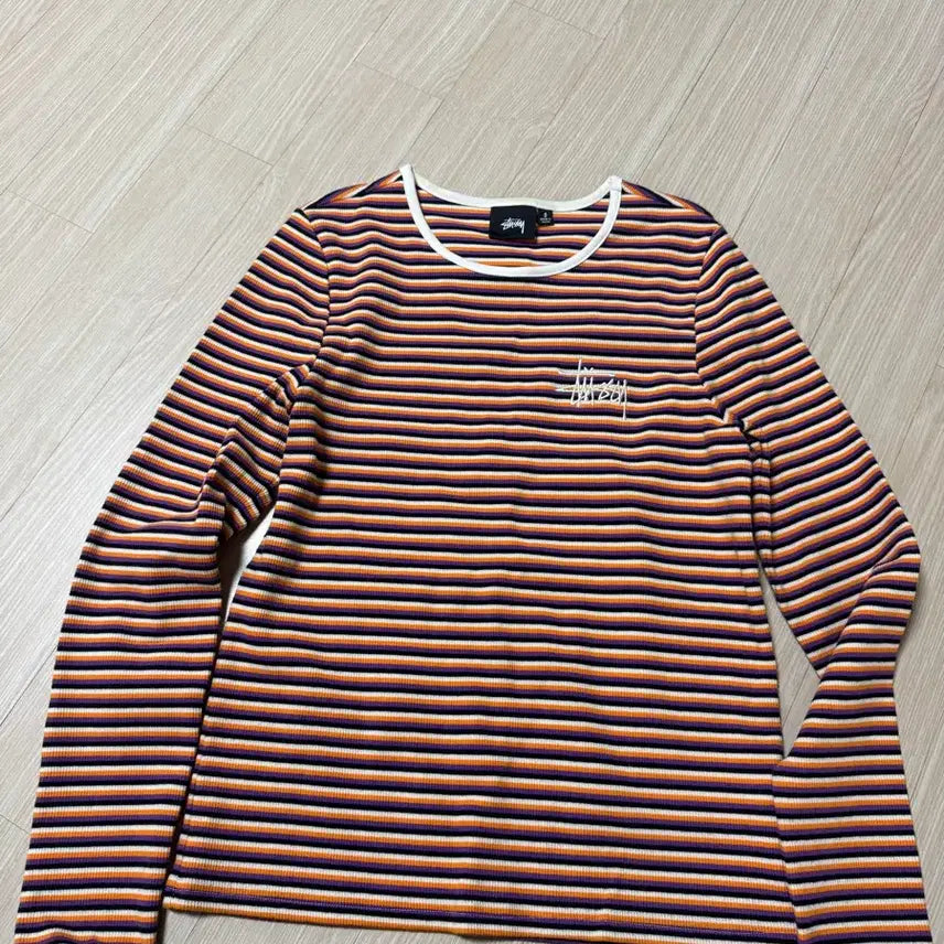 [BUNJANG] Stussy Stripe Long Sleeve Shirt / 스투시 스트라이프 긴팔