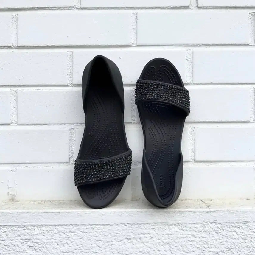 [BUNJANG] Crocs Glitter Rain Sandal / 크록스 Crocs glitter rain sandal