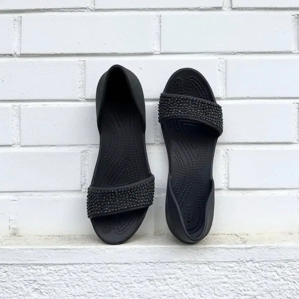 [BUNJANG] Crocs Glitter Rain Sandal / 크록스 Crocs glitter rain sandal
