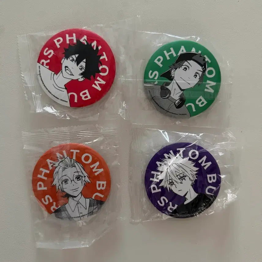 [BUNJANG] Phantom Buster 1st Volume Can Badge Set / 팬텀 버스터즈 1권 캔뱃지 세트