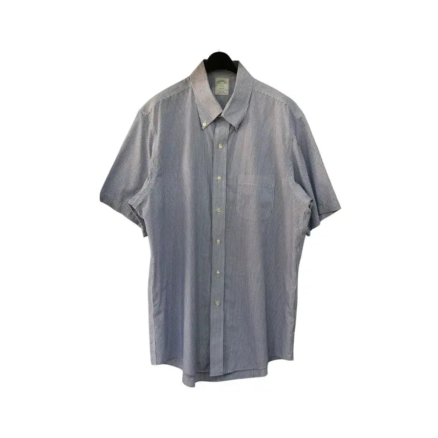 [BUNJANG] Brooks Brothers Short Sleeve Striped Shirt / 브룩스브라더스 반팔 스트라이프 셔츠