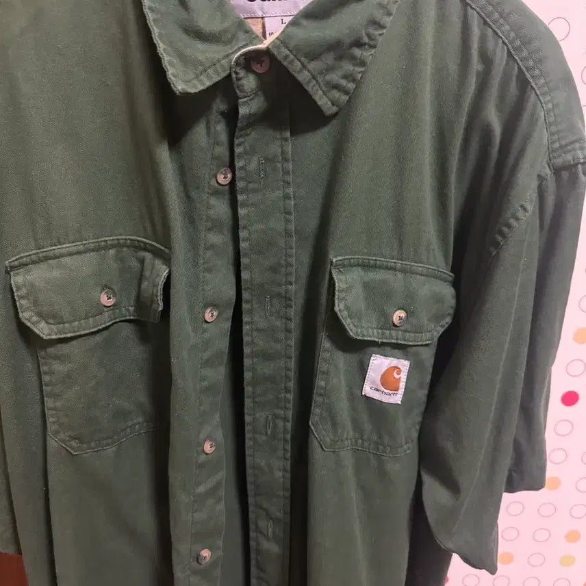 [BUNJANG] Carhartt Vintage Shirt Green L / 칼하트 빈티지 셔츠 그린 L사이즈