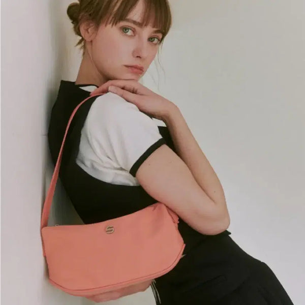 [BUNJANG] Semi Code Groove Bag - Apricot Pink / (새상품) 세미코드 Groove bag - apricot pink