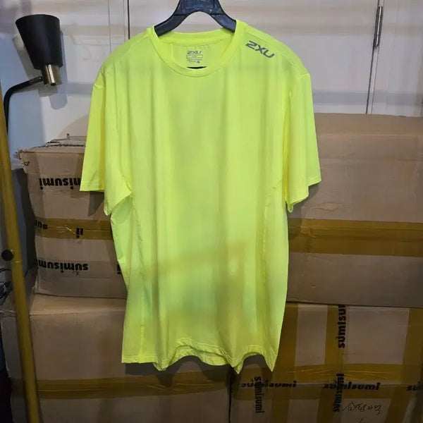 [BUNJANG] 2XU Neon Short Sleeve T-Shirt (2XL) / 2XL 반팔 티셔츠 형광 새상품