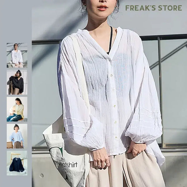 [BUNJANG] Phrix Store Indian Single Gauze Blouse / 프릭스 스토어 인도산 싱글거즈 블라우스
