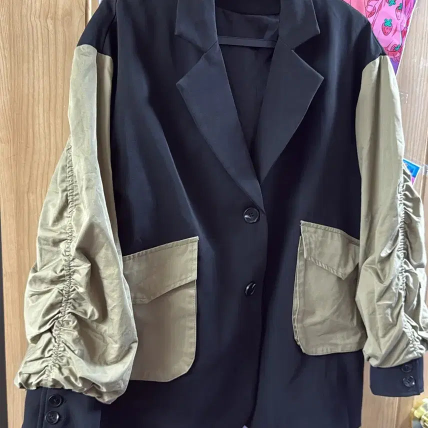 [BUNJANG] Gathered Boxy Jacket / 셔링 박시자켓