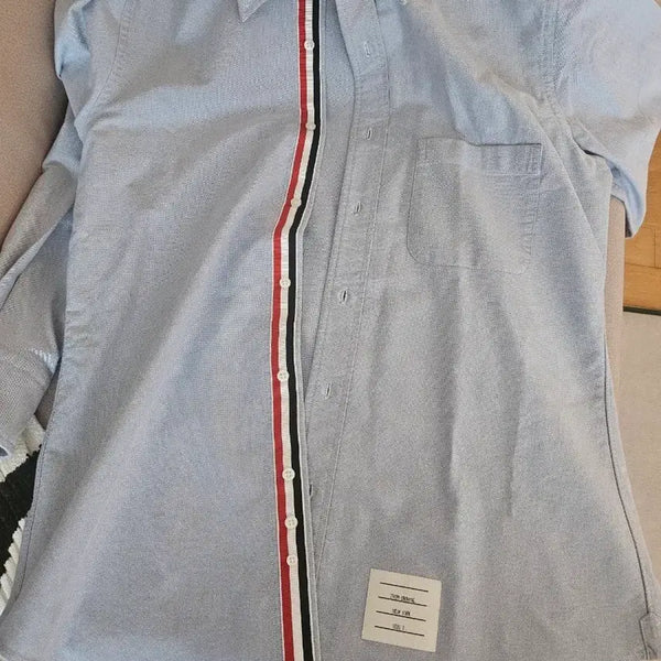 [BUNJANG] Thom Browne Oxford Button-Down Shirt Light Blue / 톰브라운 셔츠 라이트 블루100