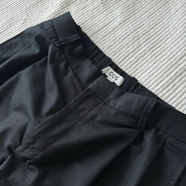 [BUNJANG] COS Black Pleated Trousers Size 46 / Cos 코스 블랙 슬랙스