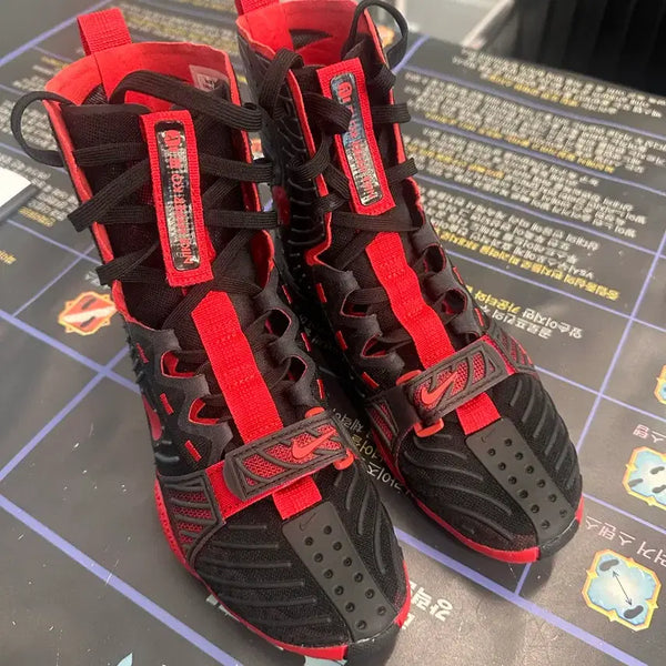 [BUNJANG] Nike HyperKO 3 Boxing Shoes Wide 235mm Black/Red / 나이키 하이퍼ko3 235W(와이드)