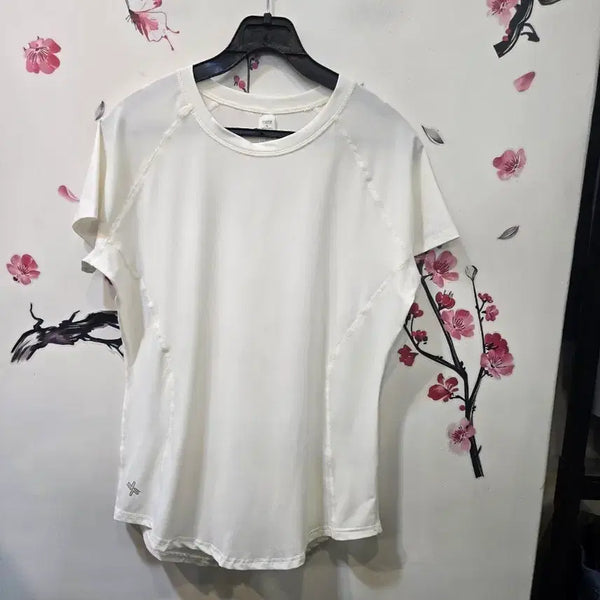 [BUNJANG] Xexymix White Short-Sleeve T-Shirt Size M / 젝시믹스 화이트 반팔 티셔츠 M