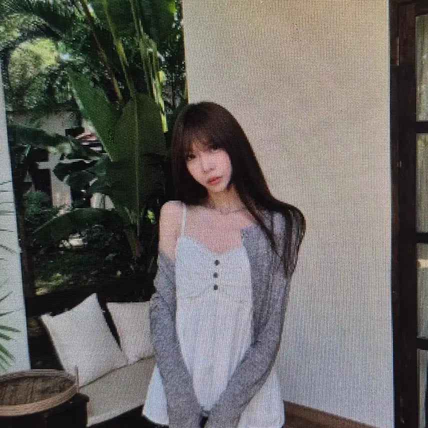 [BUNJANG] Cardigan Crop Top Set / (해외배송)가디건 크롭나시 세트