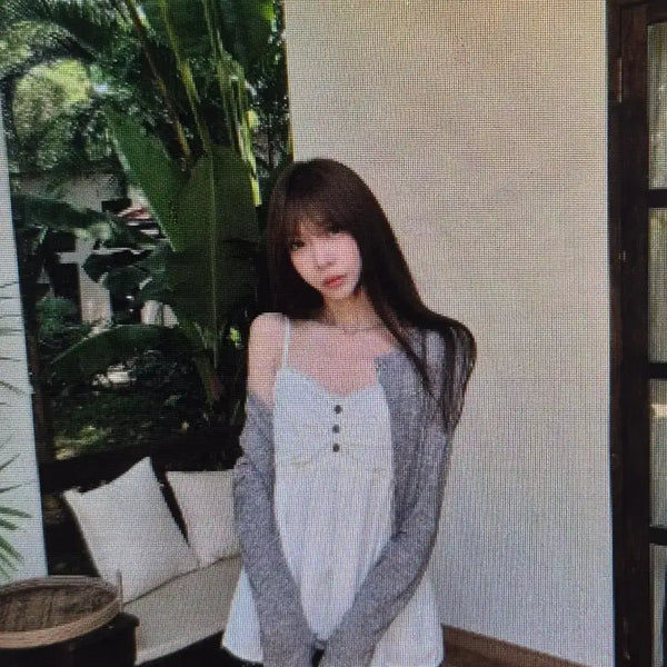 [BUNJANG] Cardigan Crop Top Set / (해외배송)가디건 크롭나시 세트