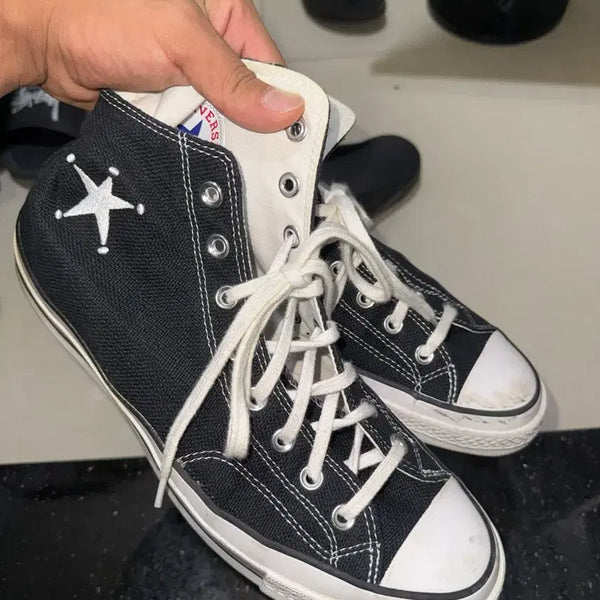 [BUNJANG] Stussy x Converse Chuck Taylor All-Star High Top Sneakers / 스투시 컨버스 척 하이 285