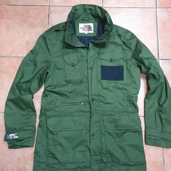 [BUNJANG] The North Face White Label Riel Safari Jacket (Khaki/Green) / [105] 노스페이스 화이트라벨 리엘 사파리 야상 자켓 (카키/그린)